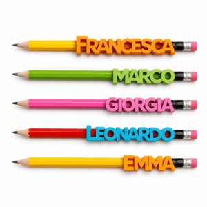 3D Printed Personalized Pencil Name Tag