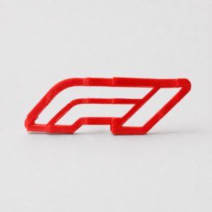 3D Printed F1 Car Optical Illusion